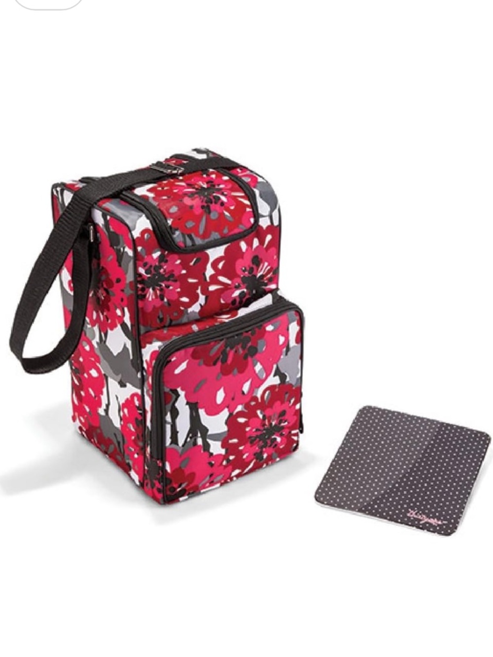 ThirtyOne Pack N Pour Thermal Picnic Set Bold Bloom Serve Tray Board Pink Floral